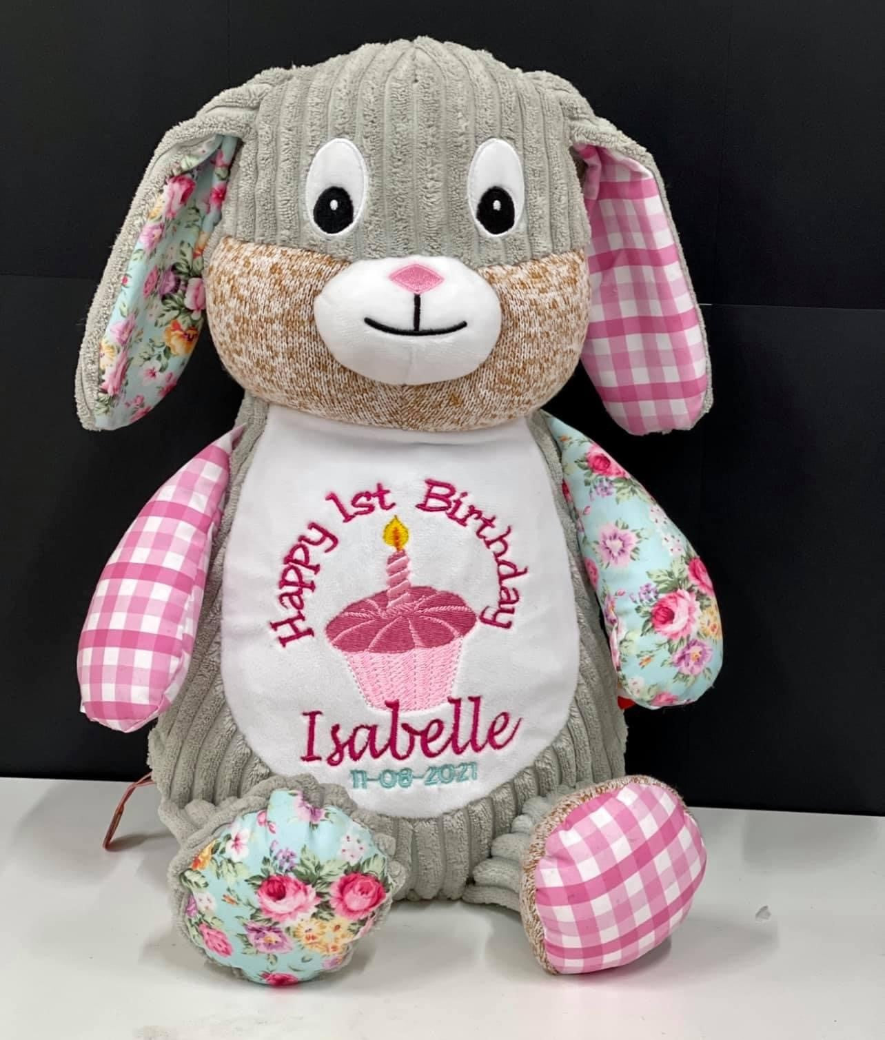 Happy 1st Birthday Cupcake Cubbie