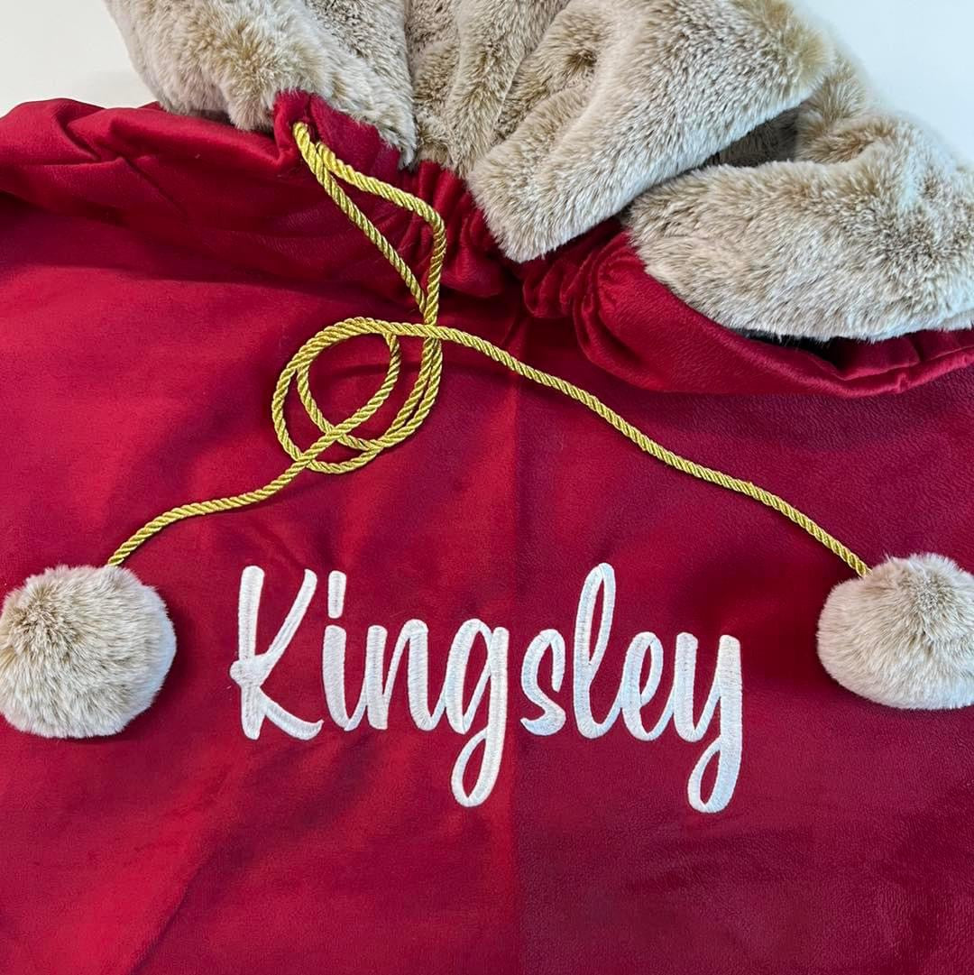 Christmas Sacks with Embroidered Name