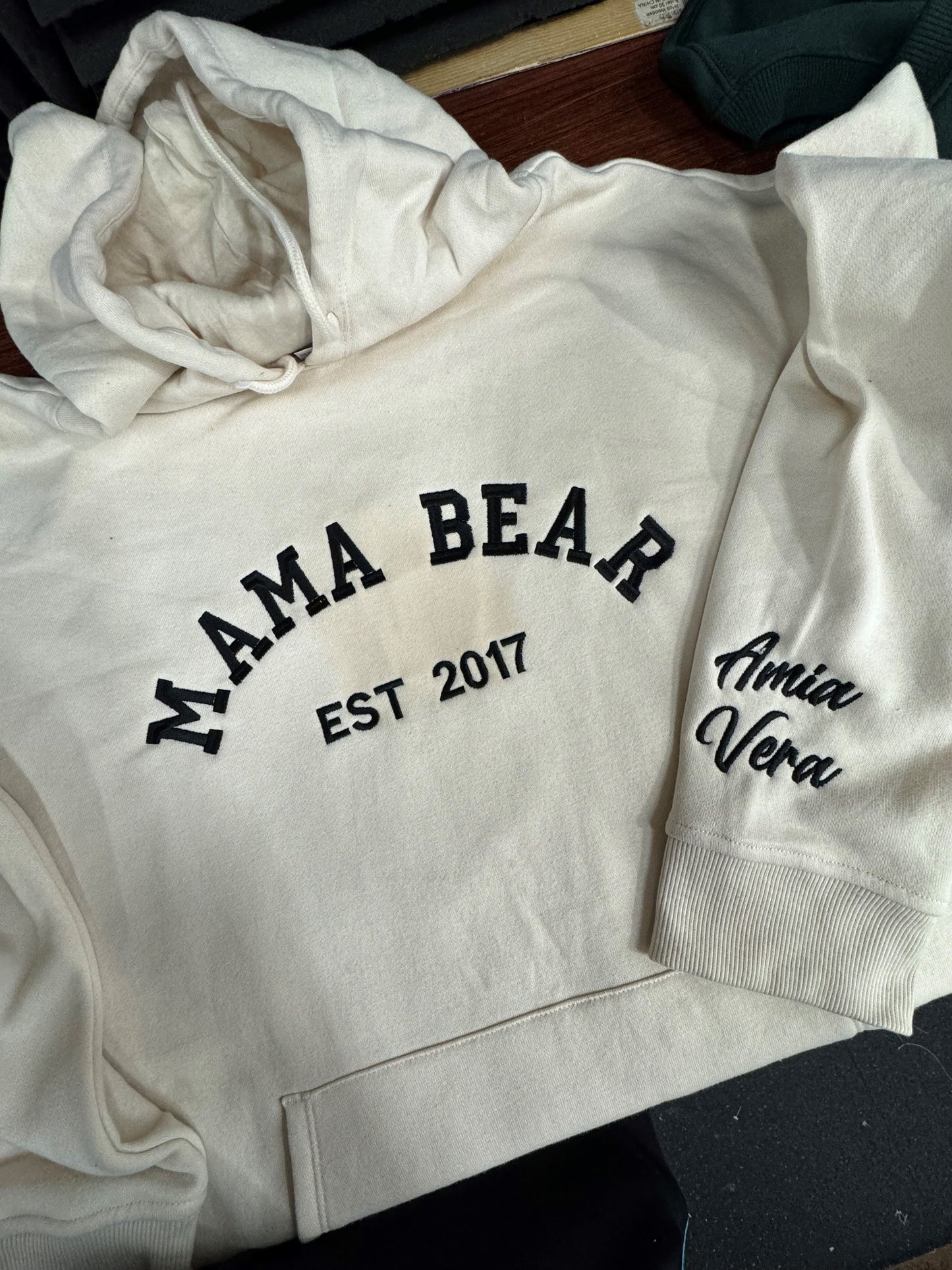 I wear my heart on my sleeve Black Hoodie