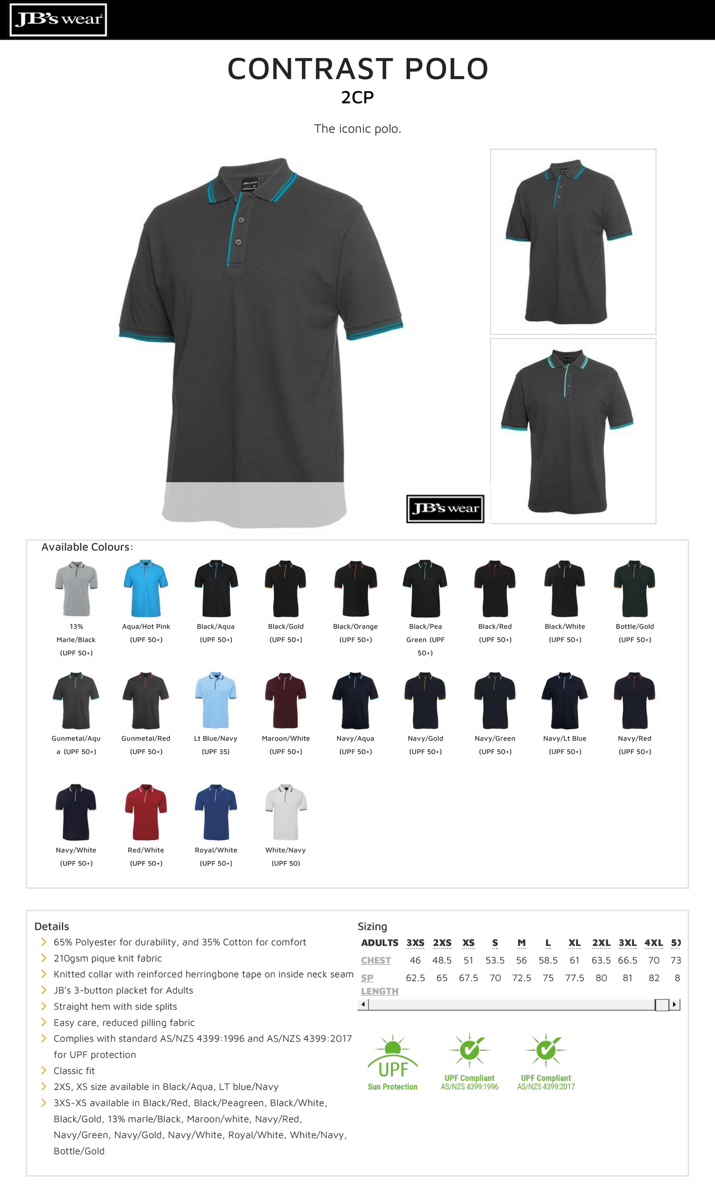 Contrast Polo - Men's