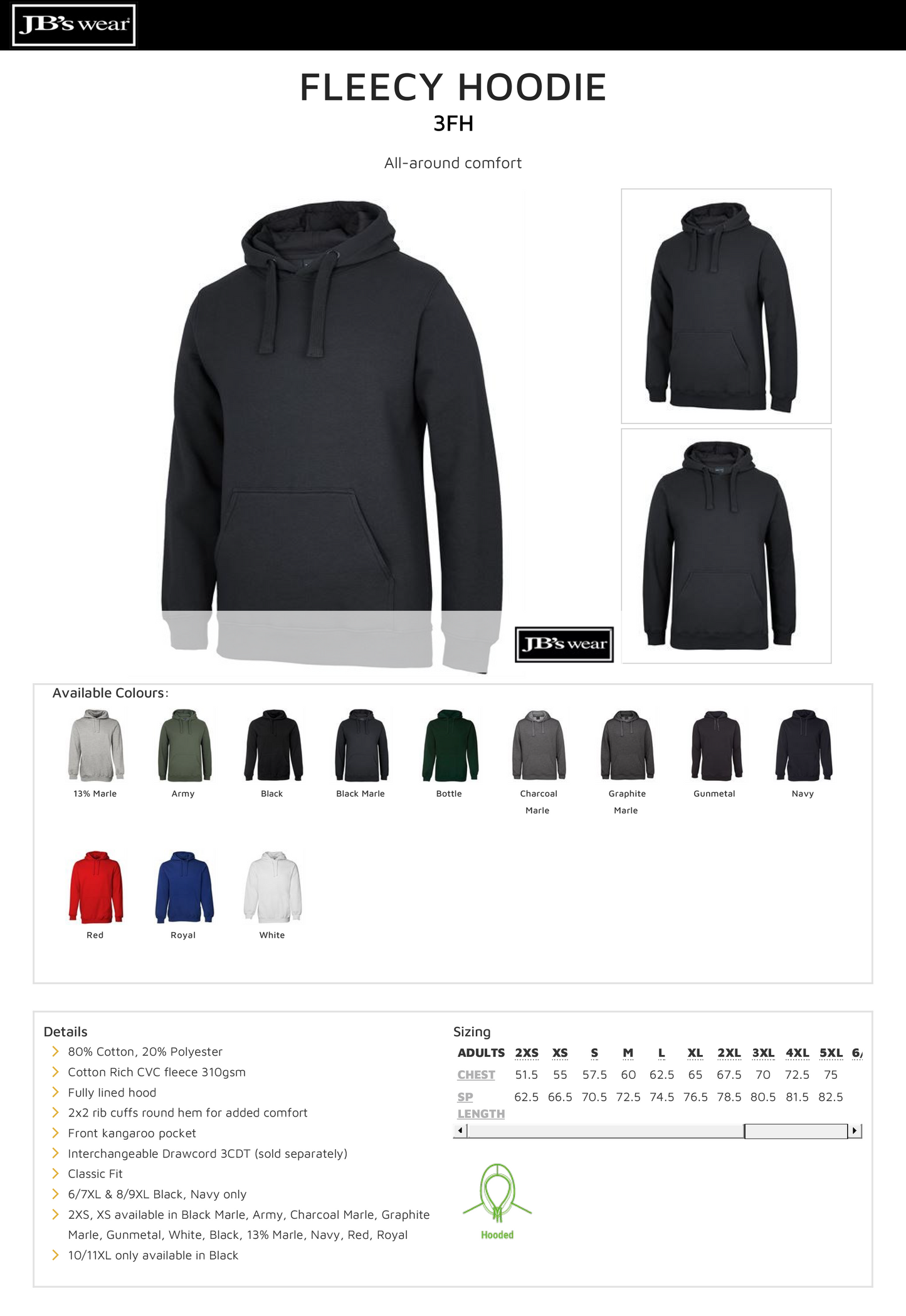 Fleecy Hoodie - Men's