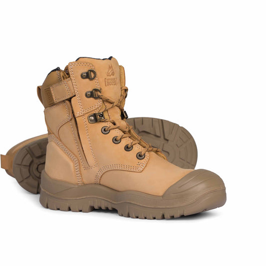 MONGREL High Leg Zipsider Boot w/ Scuff Cap - 561050