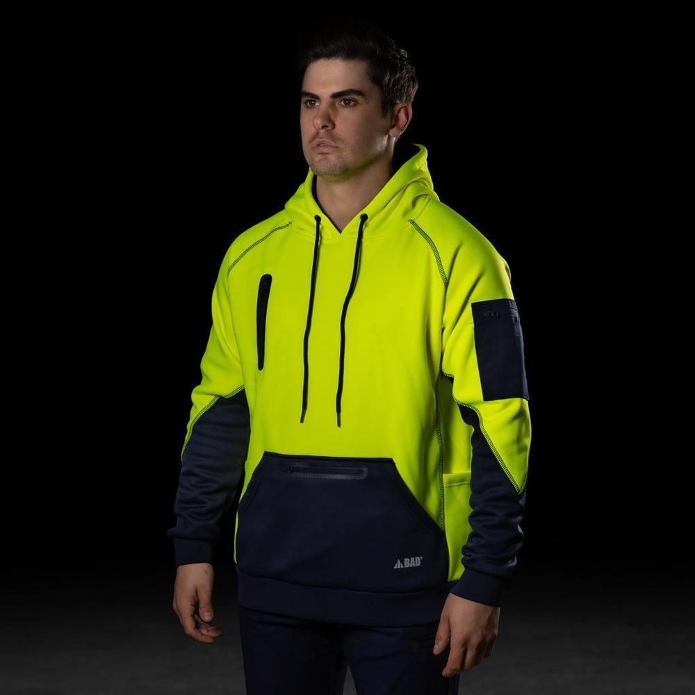 BAD® WATERPROOF RAIN-DEFEND™ Hi-Vis Fleece Hoodie