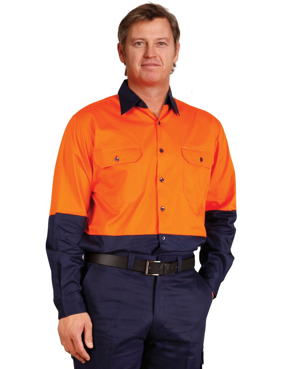 Hi-Vis Cool-Breeze L/S Safety Shirt