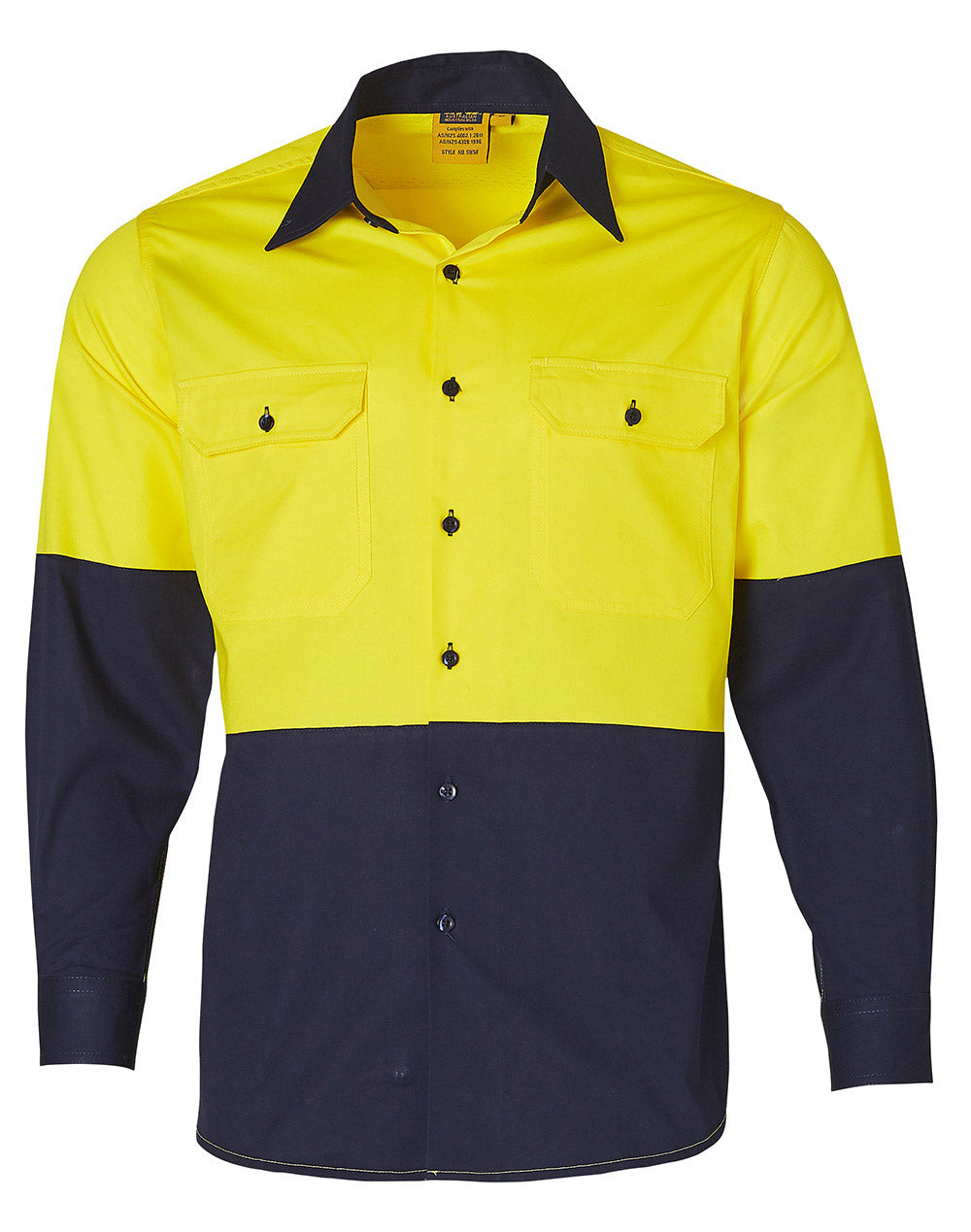 Hi-Vis Cool-Breeze L/S Safety Shirt
