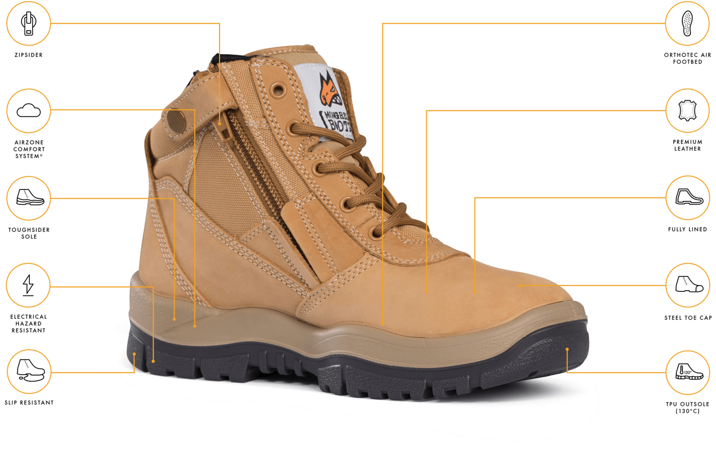 MONGREL Zipsider Boot - 261060