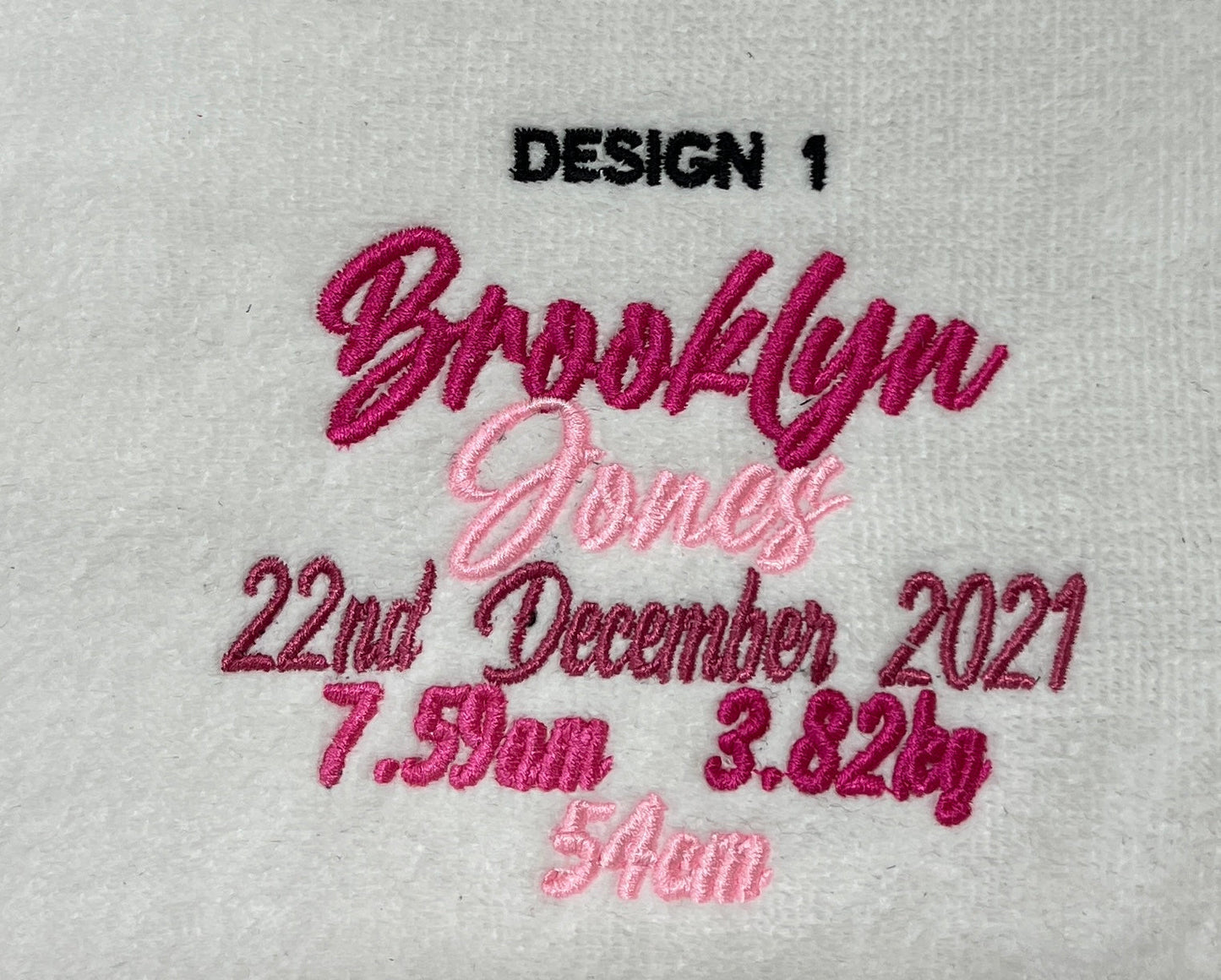 SALE - Ginger breadman with personalised embroidery