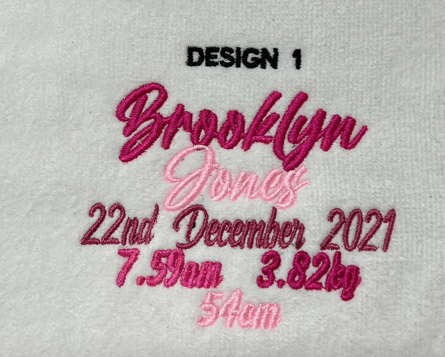 Bunny Grey Cubby with personalised embroidery