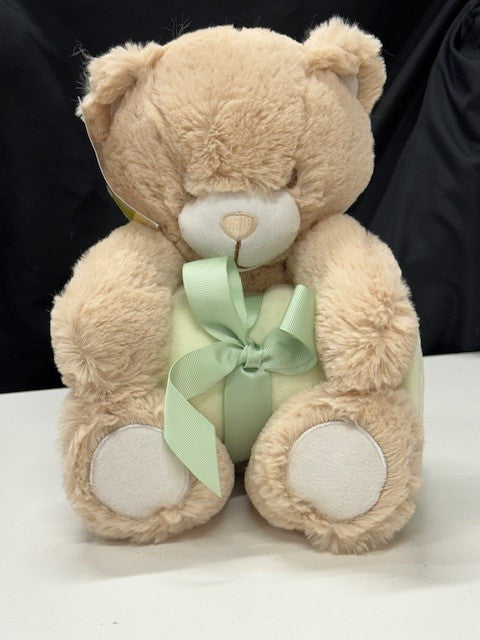 Teddy with personalised blanket