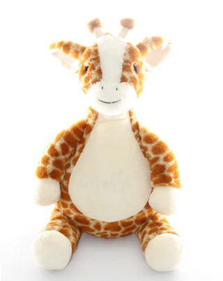 Giraffe NEW cubbie with personalised embroidery