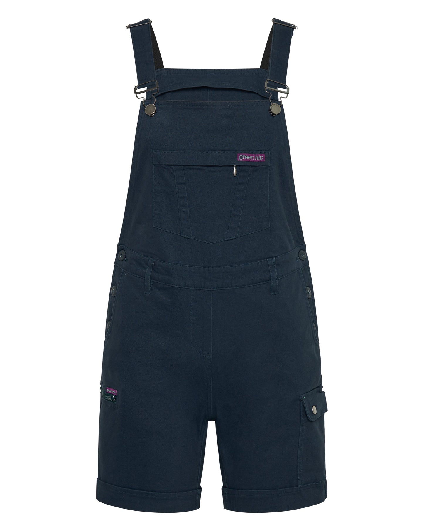 Green Hip Womens Shortalls