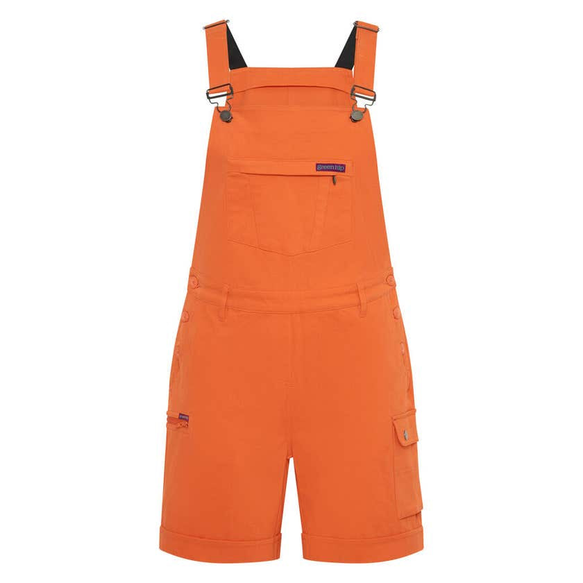 Green Hip Womens Shortalls