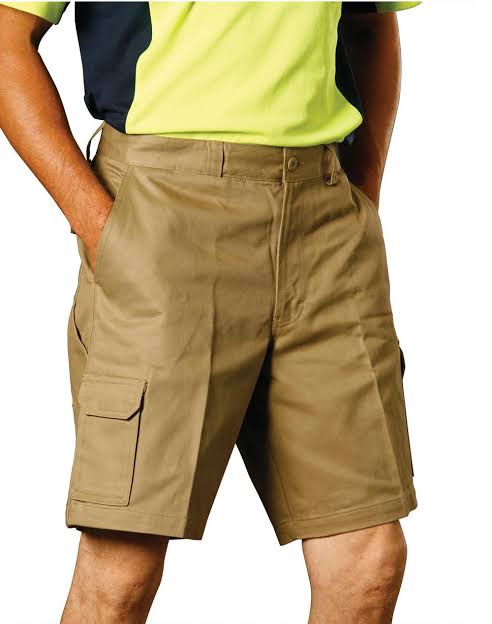 Men’s heavy cotton pre shrunk drill shorts