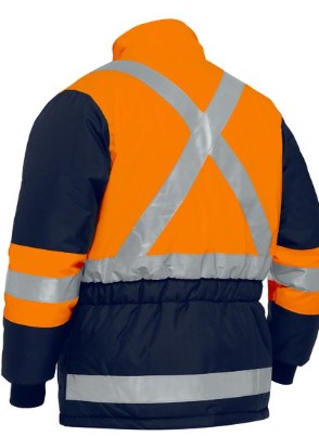 ON SALE - Bisley two tone Hi Viz Jacket - FREEZER RATING