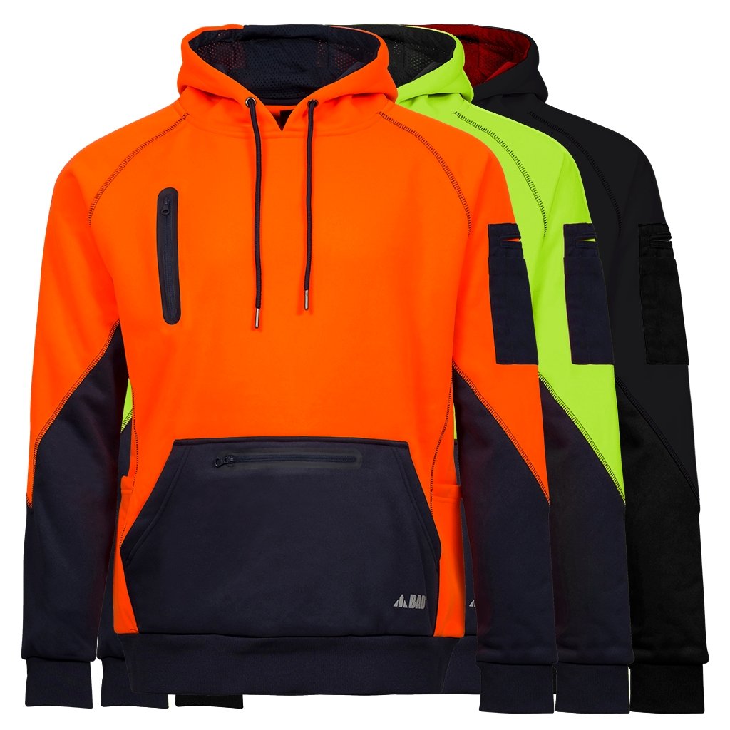 BAD® WATERPROOF RAIN-DEFEND™ Hi-Vis Fleece Hoodie