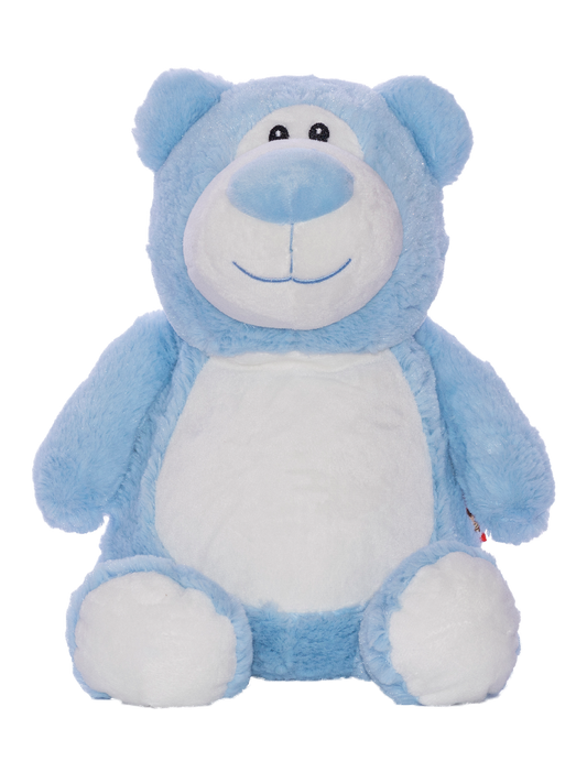 Blue Bear Cubby with personalised embroidery