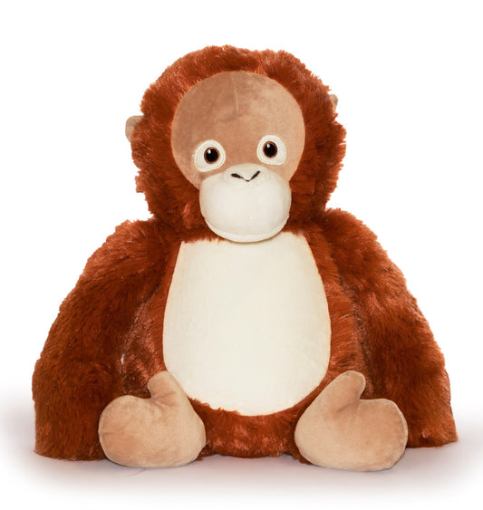 Orangutang Cubby with personalised embroidery